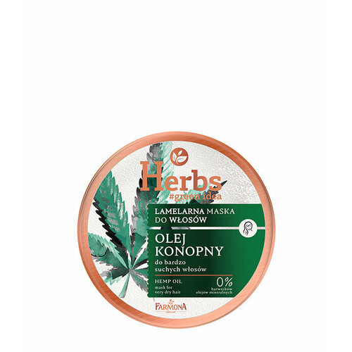 Маска для волос Farmona Herbs, с маслом Конопли, 250 мл