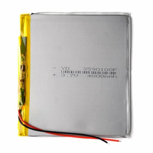 Аккумулятор универсальный 3590100p 3,7v Li-Pol 4000 mAh (3.5х90х100 mm) мощный аккумулятор для зарядки ноутбуков и телефонов