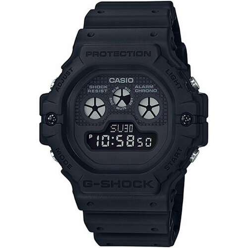Наручные часы CASIO G-Shock DW-5900BB-1DR, черный, серебряный