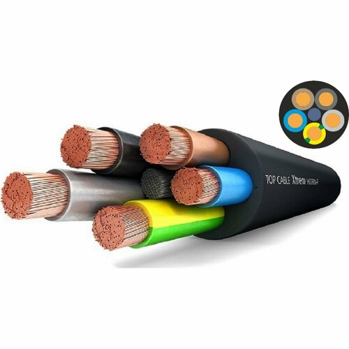 Top cable XTREM H07RN-F 5Х6 1kV Кабель гибкий силовой 20 метров 3005006R20RU