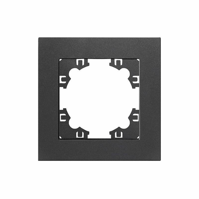 фото UNIVersal Афина рамка горизонт./вертикал. СУ 1 мест. графит A0053-Gr (арт. 854883)