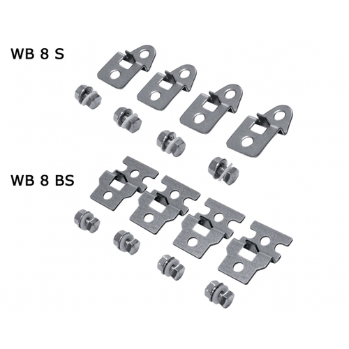 Провенто WB 8 S Скобы для монтажа на стене из нержавеющей стали, 4шт.