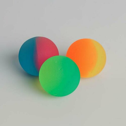 Мяч каучуковый «Перелив», 4,3 см, цвета микс(50 шт.)