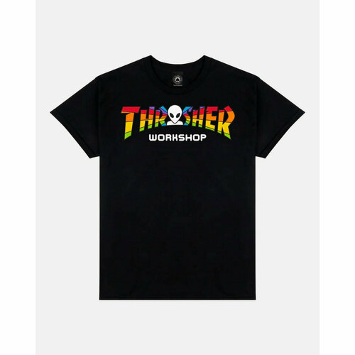 Футболка THRASHER, размер L, черный