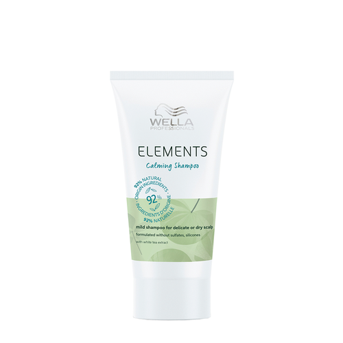 Wella пробник Pr. Elements Шампунь успокаивающий 30мл обновляющий бессульфатный шампунь elements renewing shampoo шампунь 1000мл запасной блок