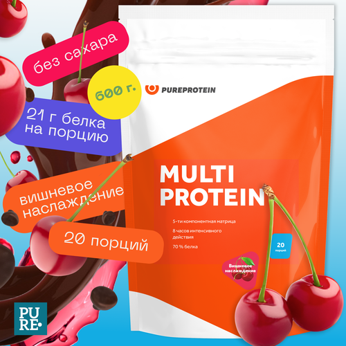 Протеин Мультикомпонентный Pureprotein 600г./Вишневое наслаждение