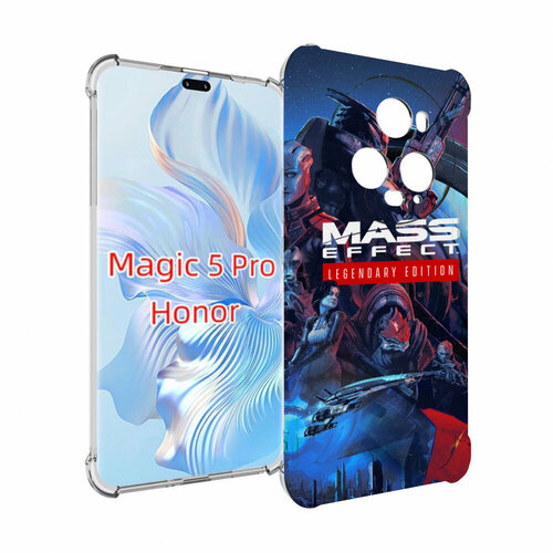 Чехол MyPads Mass Effect Legendary Edition для Honor Magic 5 Pro задняя-панель-накладка-бампер