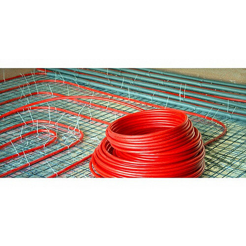 Труба из сшитого полиэтилена TIM - 16x2,0 (PE-Xb/EVOH, PN6, Tmax 95°C, бухта 100 м, цвет красный) — фото 2