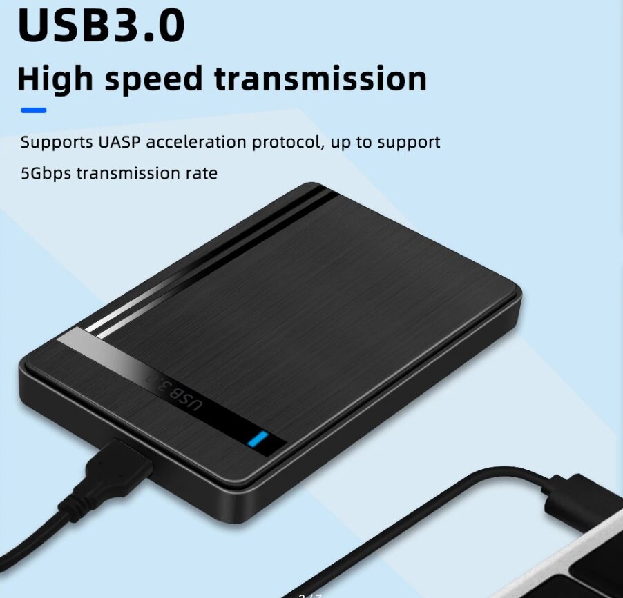 Внешний бокс USB 3,0 для HDD 2,5