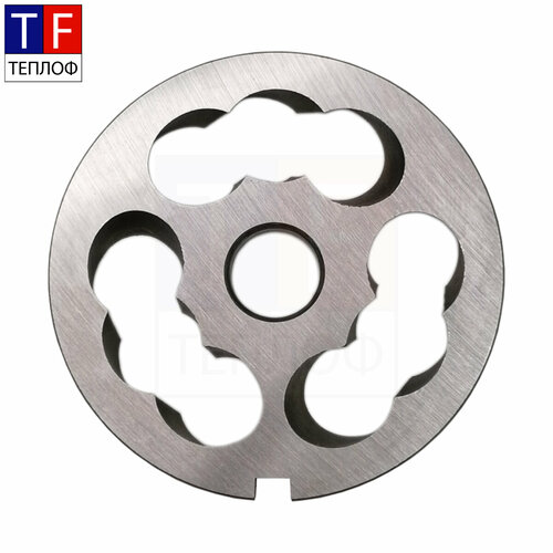 Нож подрезной двухсторонняя резка МИМ-300 без бурта (хром) для промышленных мясорубок