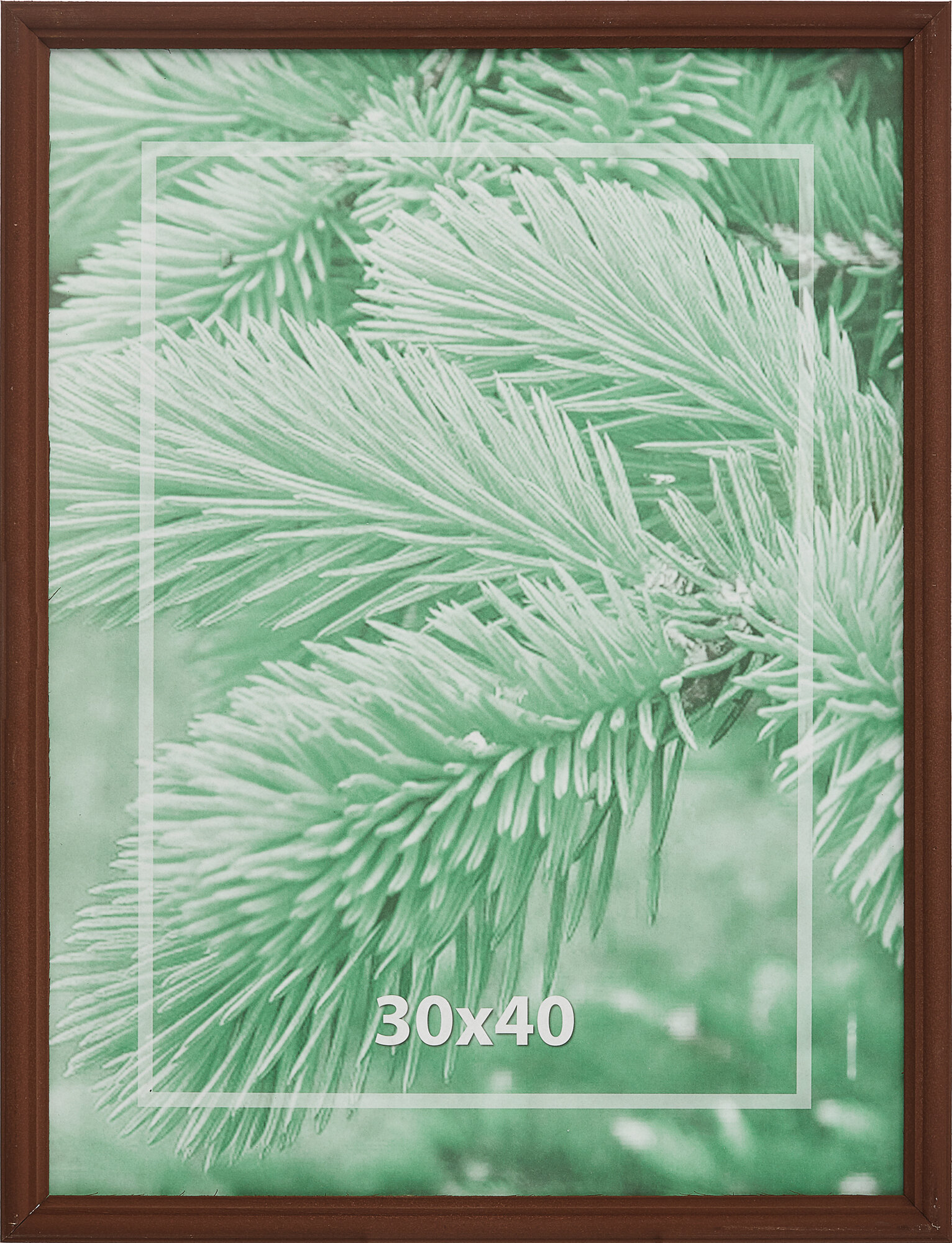 Рамка для фото А3 30 x 40 см деревянный багет 17 мм мокко