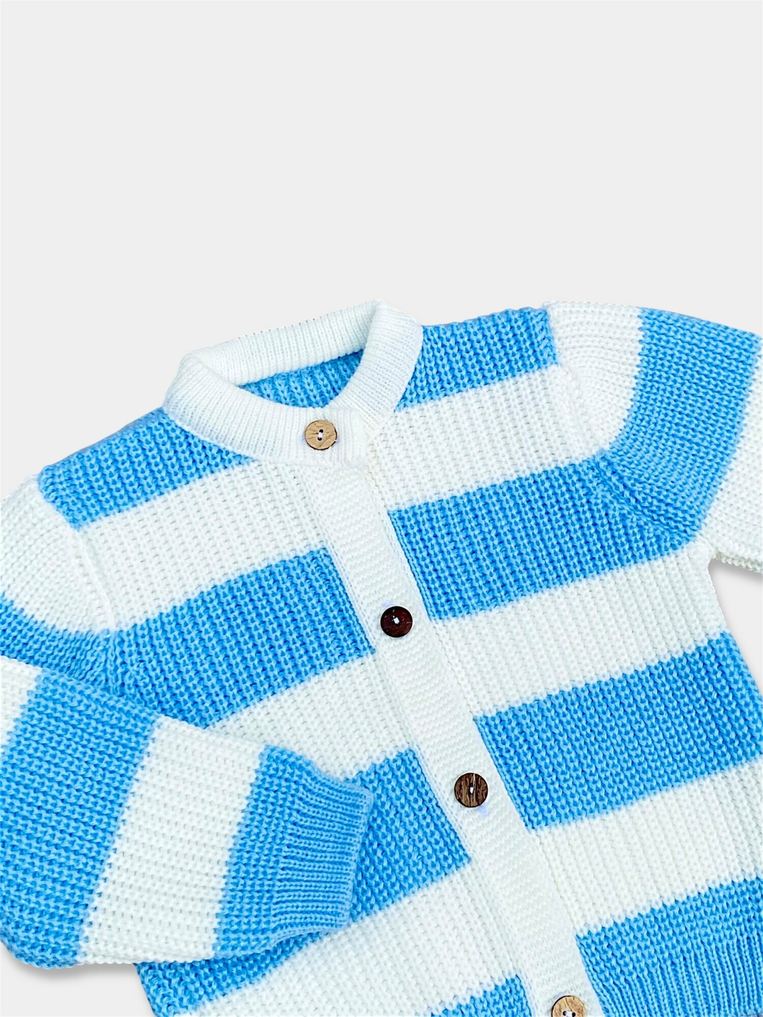 Комплект одежды Gunesh Line Textile Линейка, размер 80, голубой, — фото 1