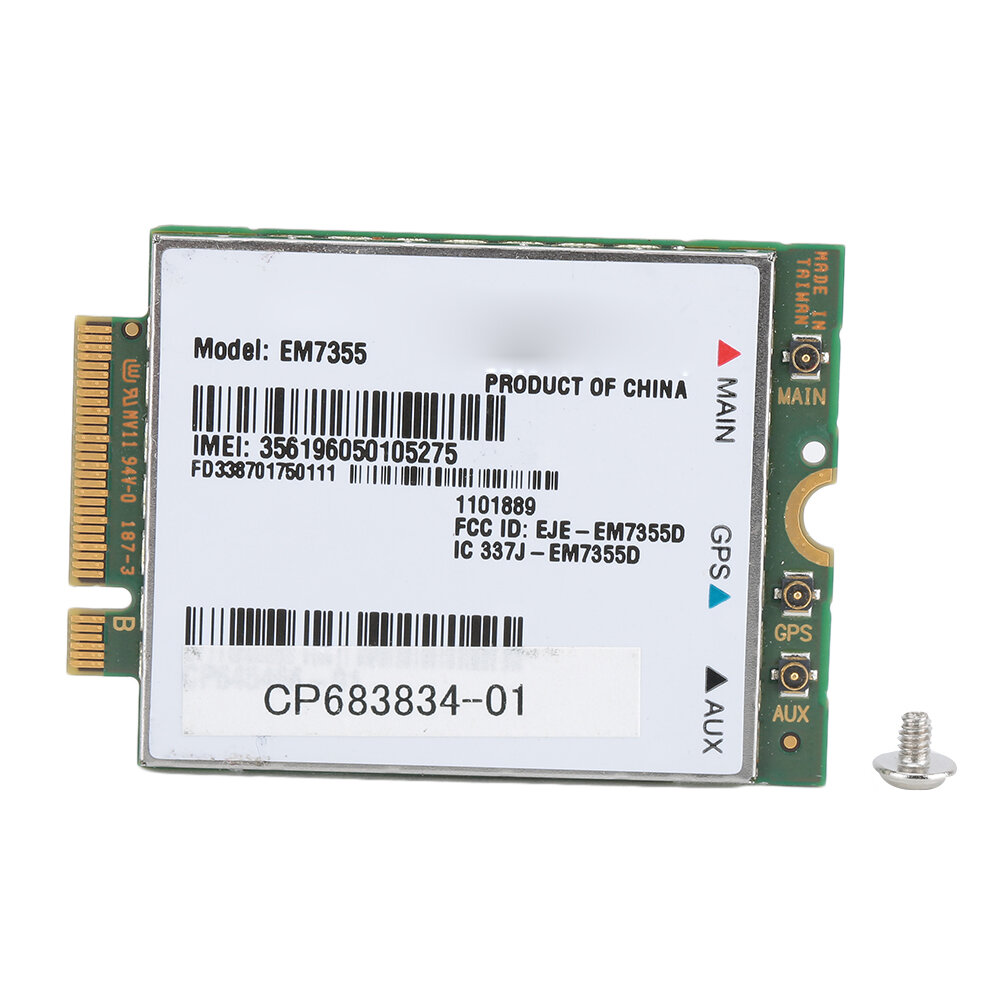 Совместимый с AT&T Verizon Sprint модуль 4G LTE со скоростью 100 Мбит/с для ноутбука со встроенным модулем Sierra Wireless AirPrime EM7355 для быстрого мобильного широкополосного подключения
