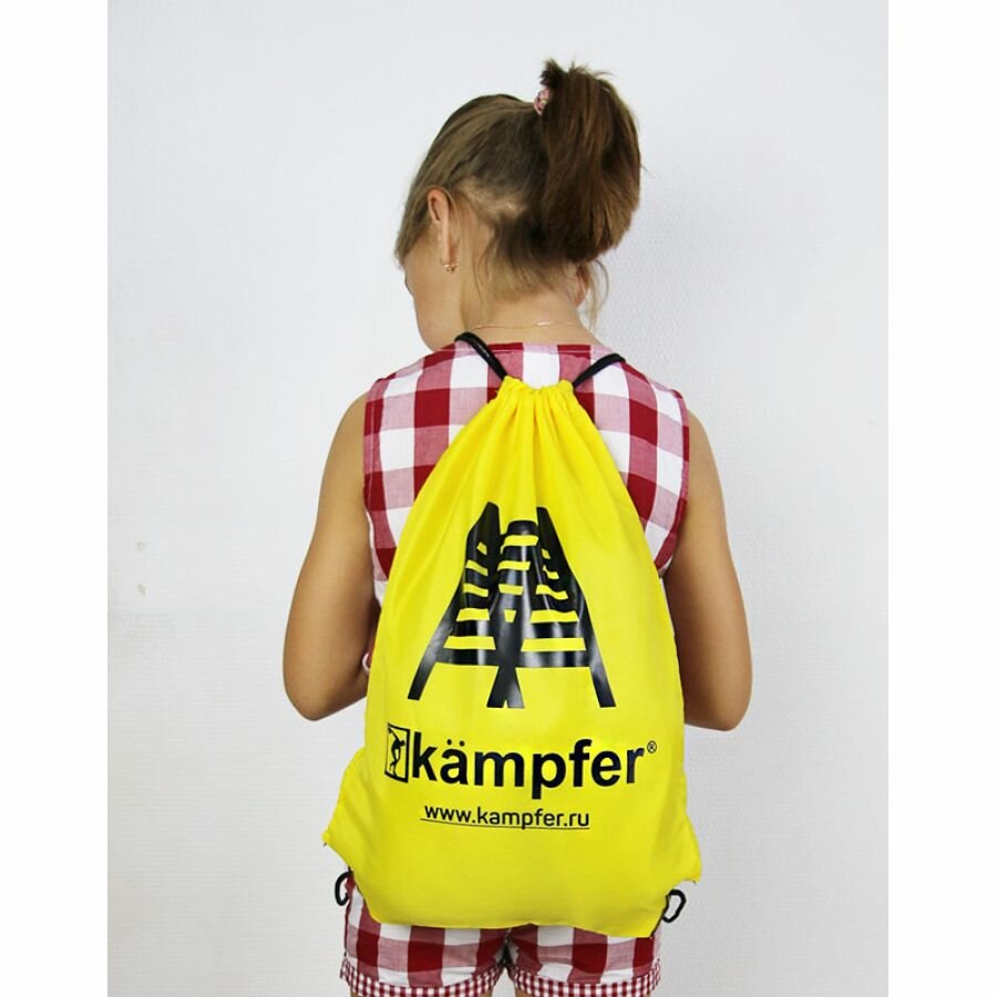 Сумка мешок Kampfer Bag Yellow, для сменной обуви , материал: полиэстер — фото 1