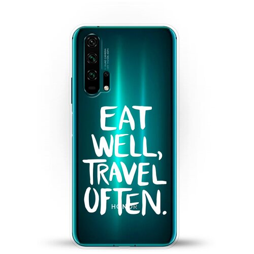 фото Силиконовый чехол eat well на honor 20 pro andy & paul