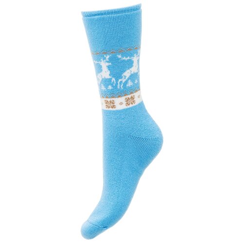 Носки Ростекс, 3 пары, размер 23-25, голубой носки ростекс 3 пары размер 23 серый