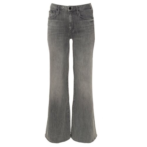 джинсы-клеш Mother Denim 1445-394 серый 26