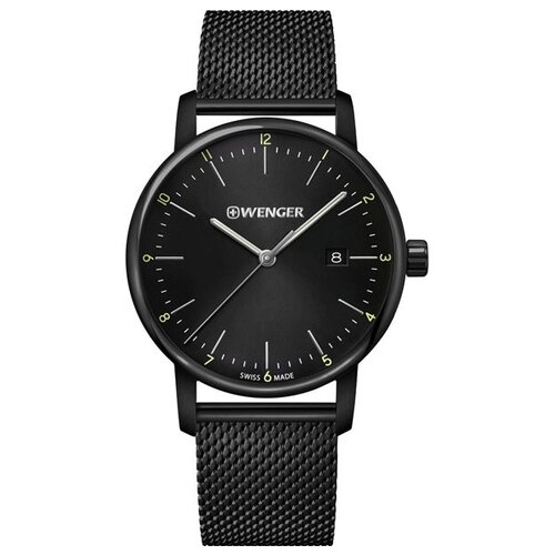 Наручные часы WENGER Urban Classic, черный наручные часы wenger urban classic 01 1741 123 синий