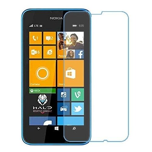 nokia lumia icon защитный экран из нано стекла 9h одна штука Nokia Lumia 635 защитный экран из нано стекла 9H одна штука