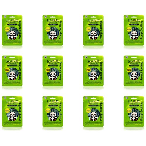 фото Маска luke green tea essence mask с экстрактом зеленого чая 21 гр. 12 шт.