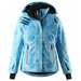 Горнолыжная куртка Reima детская, капюшон, карманы, светоотражающие элементы, утепленная, водонепроницаемая, размер 116, голубой