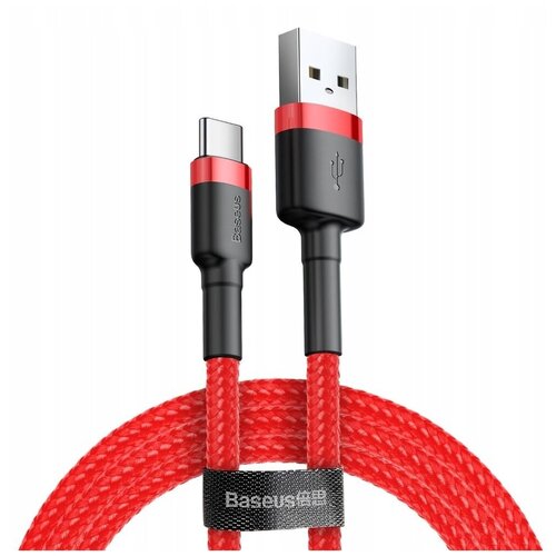 Кабель Baseus Cafule Cable USB - USB Type-C 2 A 3 м, цвет Красный (CATKLF-U09) кабель baseus cafule cable usb usb type c 2 a 3 м цвет красный черный catklf u91