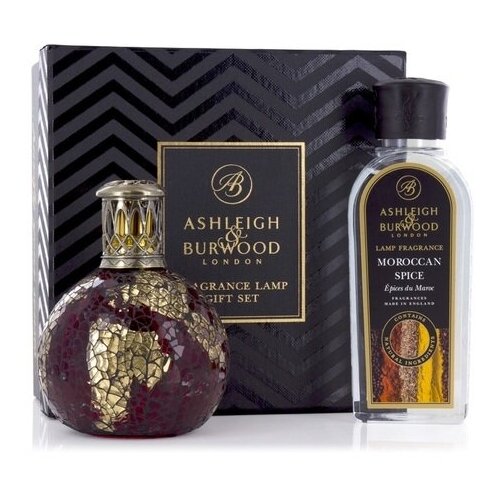 фото Подарочный набор аромалампа "глаз дракона" и аромат "марокканские специи" 250 мл ashleigh&burwood