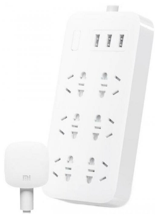 Сетевой фильтр Xiaomi Mi Power Strip Sockets (6 розеток+ 3 USB порта)