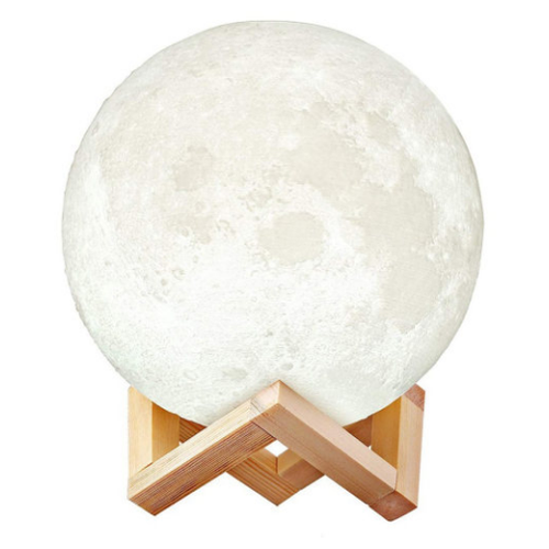 фото Светильник- ночник 3d луна 15 см с пультом китай