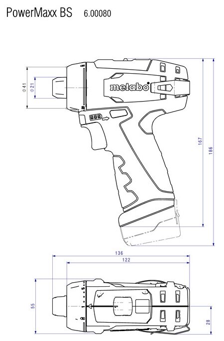 PowerMaxx BS Акк.дрель-винтоверт 12В 2х2.0,LC40,патр.,кейс - фотография № 13