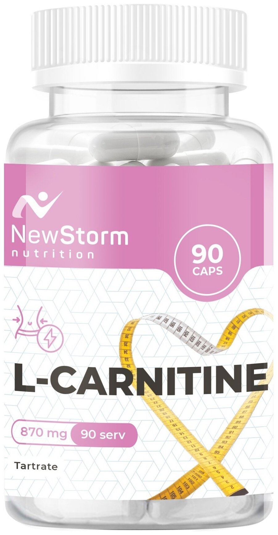NewStorm L-Carnitine 90 caps Нейтральный