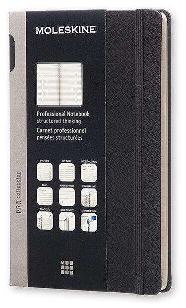 Блокнот Moleskine Professional Large (propfntb3hbk)