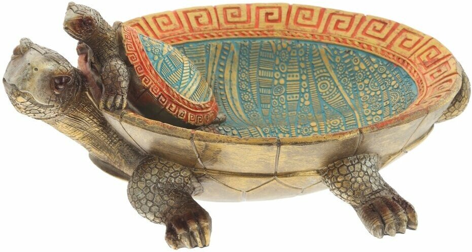 Фигурка декоративная "Черепахи", L22 W16 H10 см
