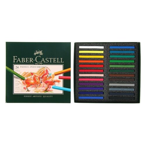 фото Пастель сухая художественная faber-castell polychromos® 24 цветов