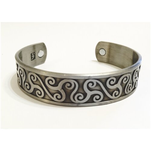 фото Браслет лечебный магнитный с символом трискель, сильный оберег, защита высших сил, силы природы китай