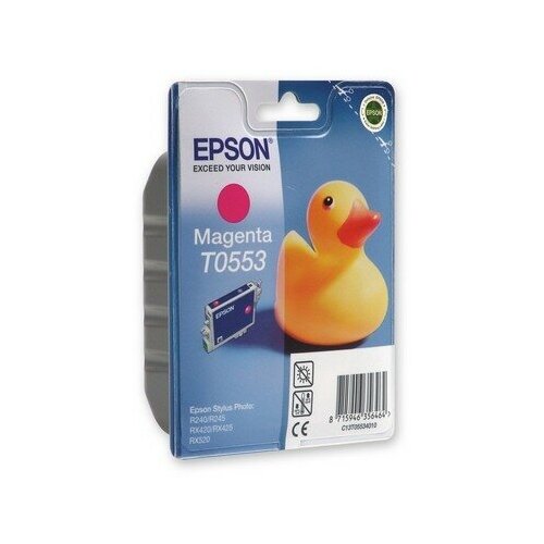 картридж epson c13t05534010 290 стр пурпурный Картридж Epson C13T05534010 STYLUS PHOTO R240/RX520 magenta