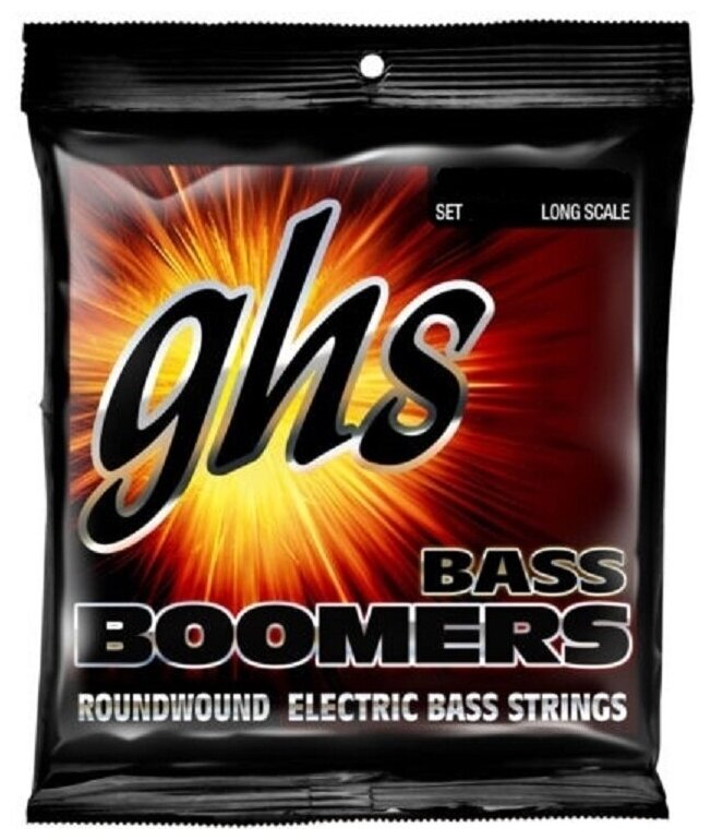 GHS Strings CR-M3045 Sub-Zerot Boomers набор струн для басгитары, никелированная сталь, 045-105