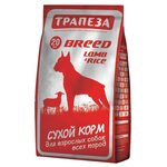 Сухой корм трапеза Breed Lamb & Rice для взрослых собак средних пород 20 кг - изображение