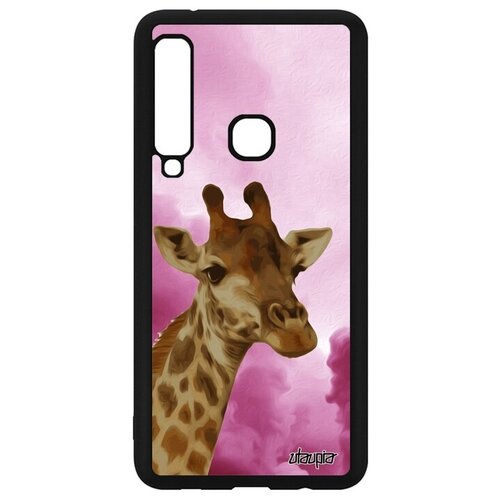 фото Качественный чехол на телефон // samsung galaxy a9 2018 // "жираф" дизайн стиль, utaupia, розовый