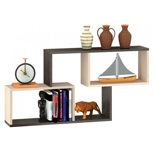 Полка настенная Тип4 Ц навесная, полка для книг, полка для цветов