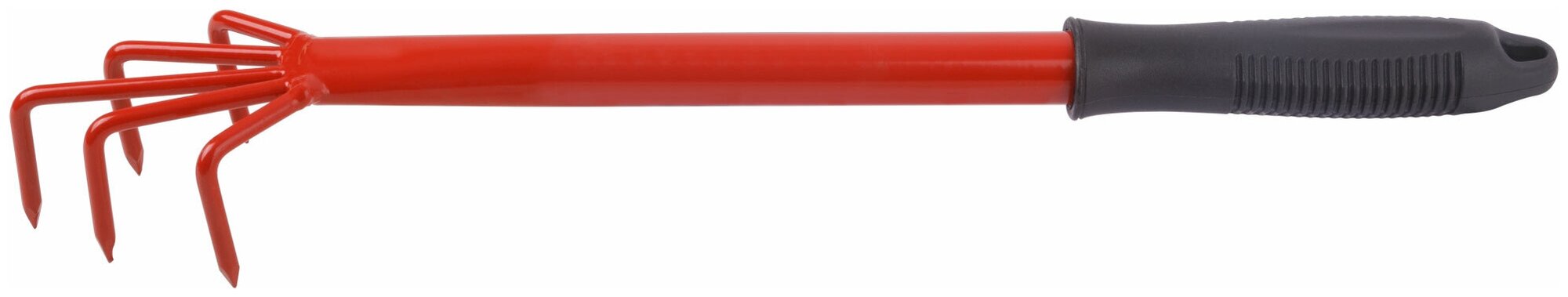 Рыхлитель с ручкой цельнометаллический, 5 зубьев 76846 - фотография № 1