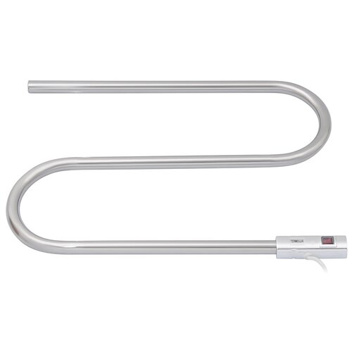 Электрический полотенцесушитель с включателем TERMLUX SU42/60ES S-образный, 420х600, 40 Вт, хром, нижнее подключение, правый тэн