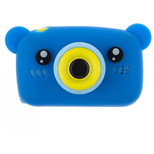 Фотоаппарат детский Fotografia «Мишка», со встроенной памятью и играми, синий