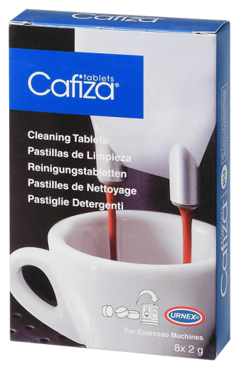 Таблетки для очистки кофемашин и кофеварок от кофейных масел Urnex Cafiza 8 шт.