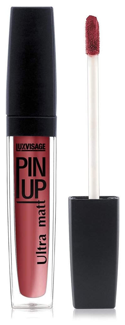 LUXVISAGE Блеск для губ Pin-Up Ultra Matt матовый, 34-Vintage Rose