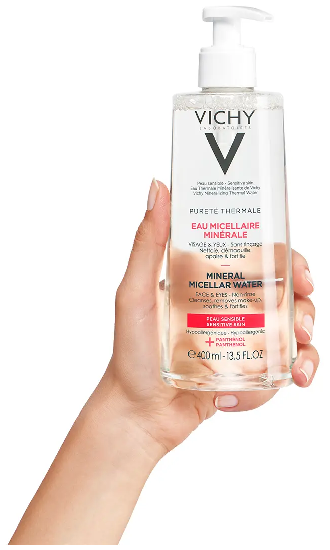 Мицеллярная вода Vichy Purete Thermal, с минералами для чувствительной кожи, 400 мл