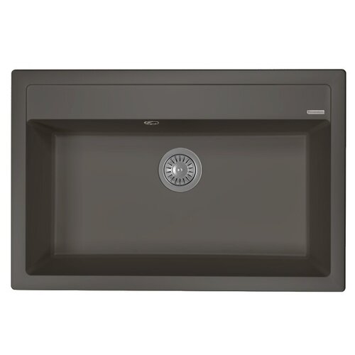 Врезная кухонная мойка 77х80см, FLORENTINA Липси 770, матовое антрацит