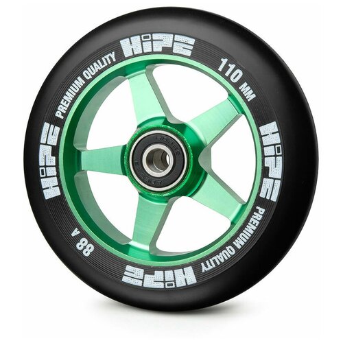 Колесо Hipe 09 110mm, зеленый/черный