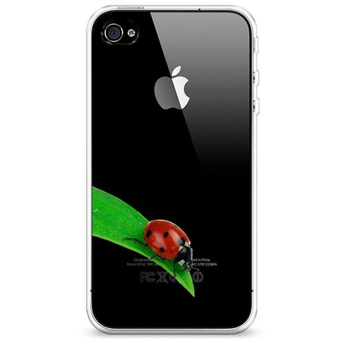 фото Силиконовый чехол "на счастье" на apple iphone 4/4s / айфон 4/4s case place