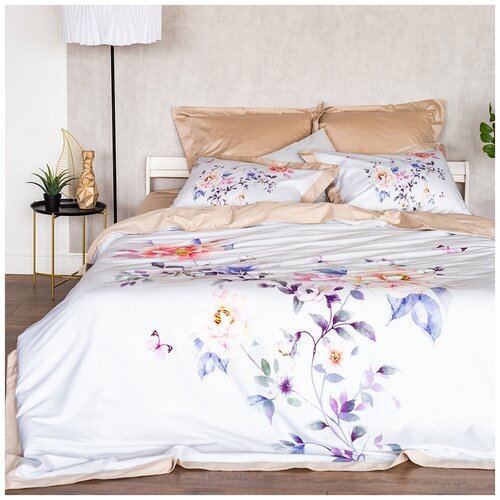 Комплект постельного белья Bellehome сатин Галатея 300 TC евро 22000₽